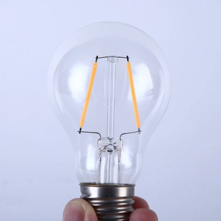 Best Quality A60 Lamp 2W 60 mm Globe clear Led Filament Bulb Lights Best Quality A60 Lamp 2W 60 mm Globe clear Led Filament Bulb Lights