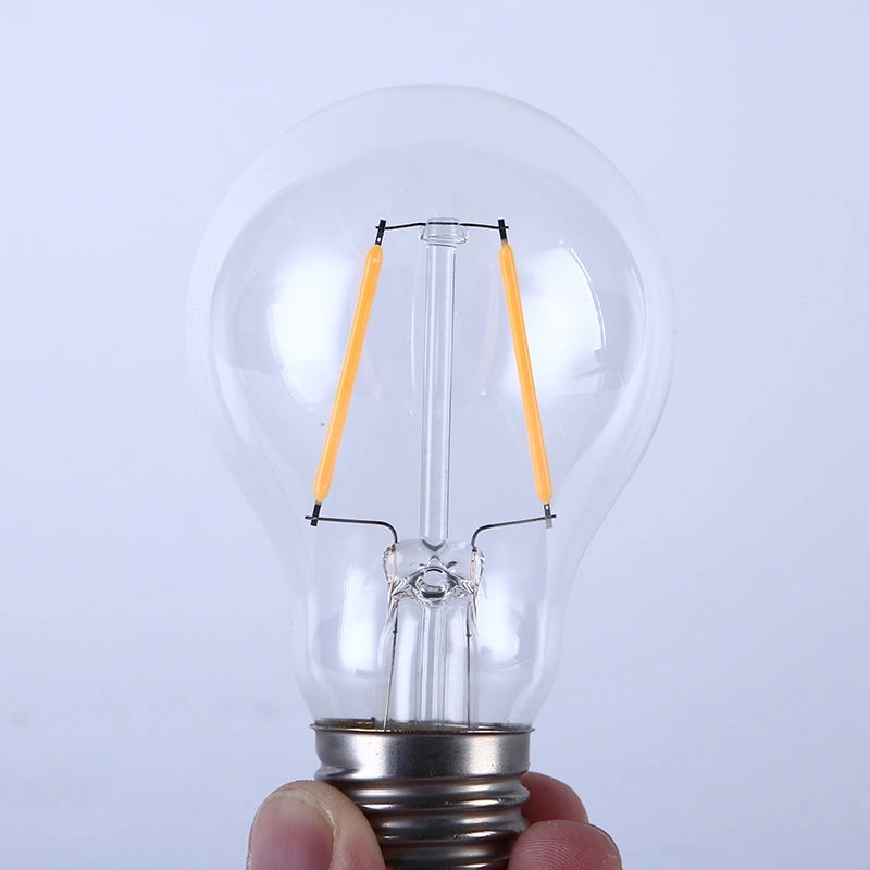 Best Quality A60 Lamp 2W 60 mm Globe clear Led Filament Bulb Lights