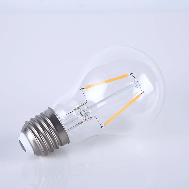 Best Quality A60 Lamp 2W 60 mm Globe clear Led Filament Bulb Lights (2)