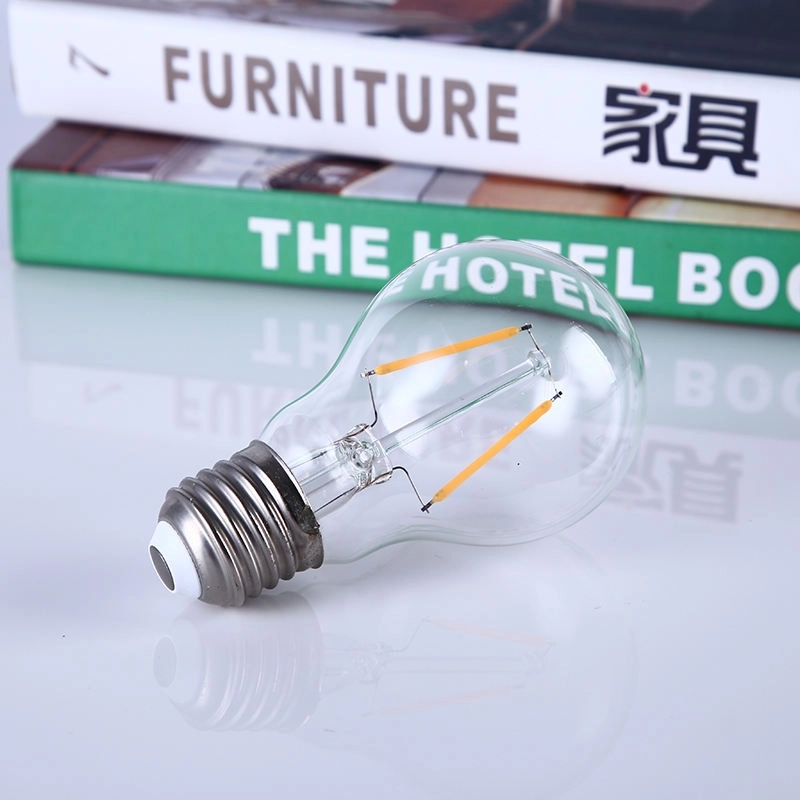 Best Quality A60 Lamp 2W 60 mm Globe clear Led Filament Bulb Lights (4)