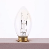 Best Selling C7 E12 E14 E17 1W 2W clear Glass Decoration Incandescent Filament Light Candle Bulb (4)