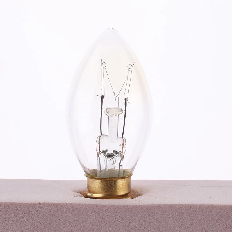 Best Selling C7 E12 E14 E17 1W 2W clear Glass Decoration Incandescent Filament Light Candle Bulb (4)