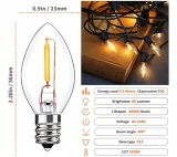 Best Selling Mini C7 LED Edison Bulbs E12 Base Dimmable Warm White Lighting for Home (3)