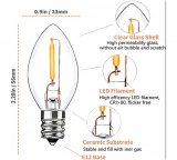 Best Selling Mini C7 LED Edison Bulbs E12 Base Dimmable Warm White Lighting for Home (4)