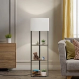Contemporary Hotel Design Living Room Standing Lampshade Floor Lamps (4)