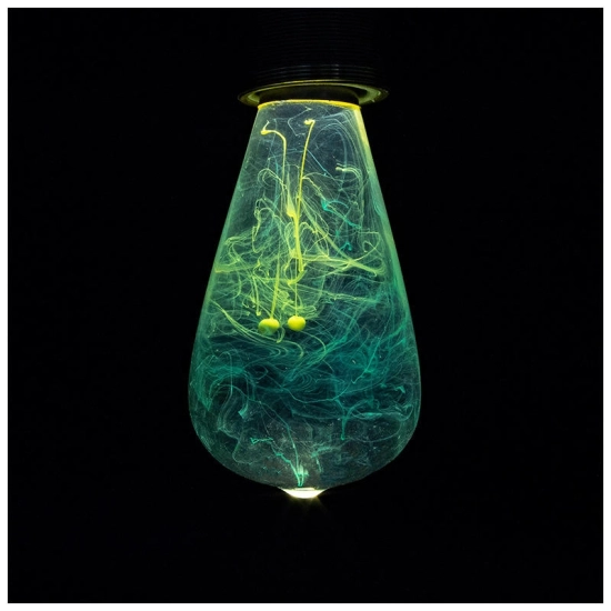 Creative New Type Resin Green Yellow Night Light Art Led Lamp Bulb for Bedroom