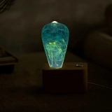 Creative New Type Resin Green Yellow Night Light Art Led Lamp Bulb for Bedroom (2)