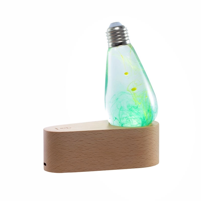 Creative New Type Resin Green Yellow Night Light Art Led Lamp Bulb for Bedroom (5)