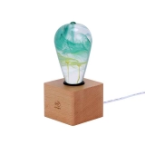 Creative New Type Resin Green Yellow Night Light Art Led Lamp Bulb for Bedroom (6)