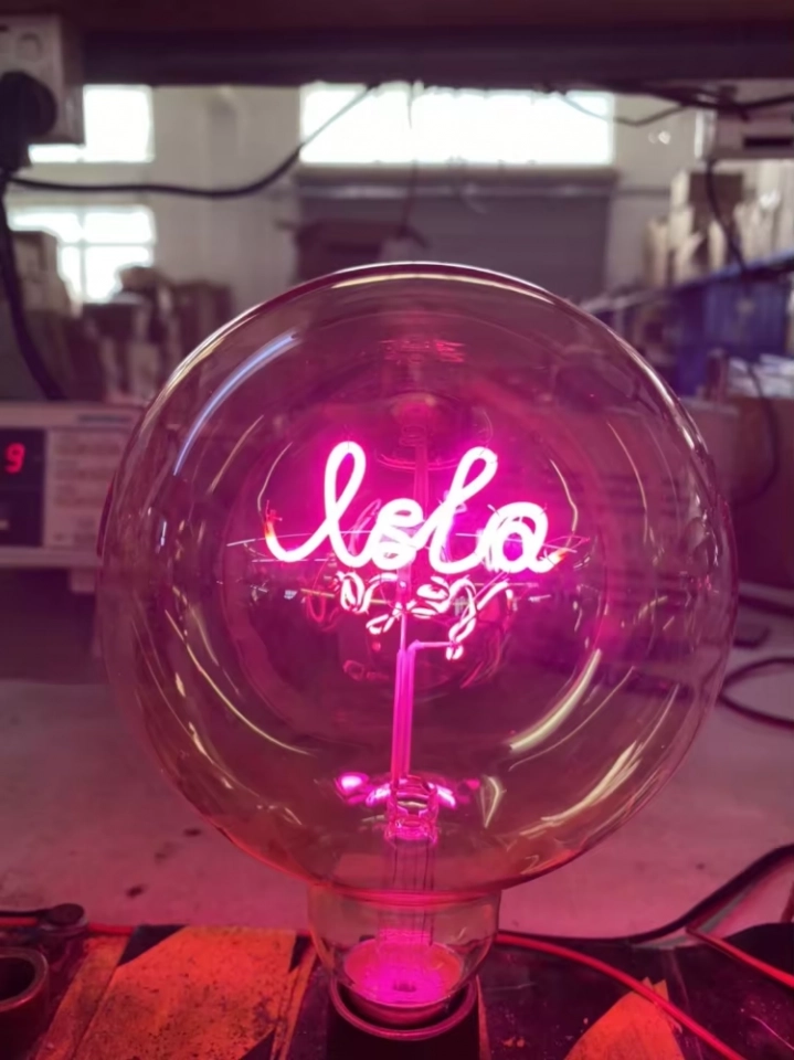 Custom Pattern E27 G125 Retro Glass LED Filament Bulb Dimmable for Weddings Festivals AC220V 110V Incandescent Decorative (3)