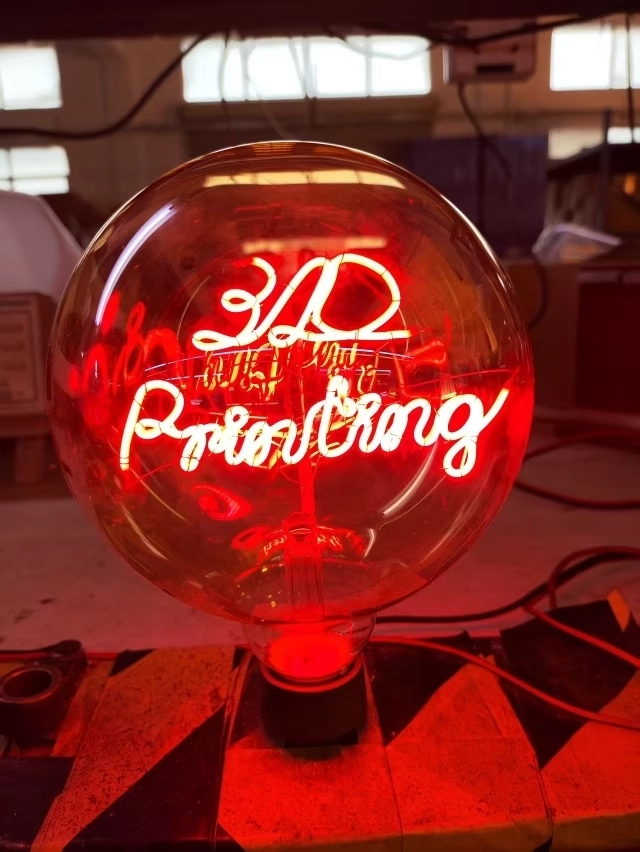 Custom Pattern E27 G125 Retro Glass LED Filament Bulb Dimmable for Weddings Festivals AC220V 110V Incandescent Decorative (4)