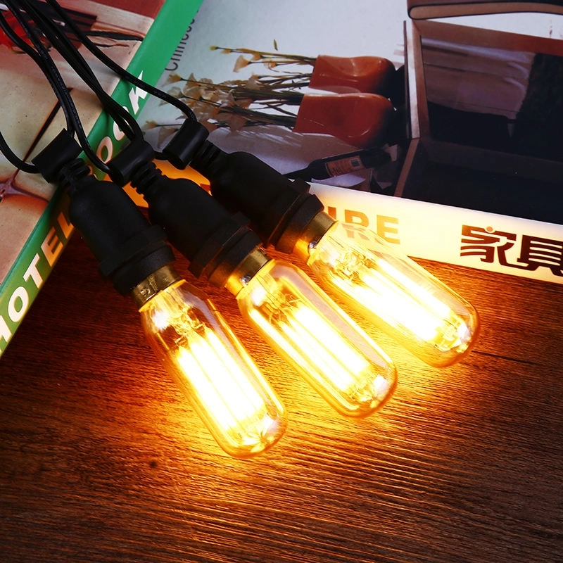 Custom Spot Limited Low Price T25 E14 Filament Tube Bulb Led Bulb Warm White Bulb Led Dimmable Filament Lamp for Home Bedroom (5)