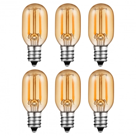 Edison Vintage 2700K Soft Light T22 4W LED Filament Tubular Bulb Halogen Bulb
