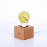 E.P Light Bulb Handmade Resin Led Yellow Hydrangea Bulb for Holiday Gifts Home Coffee Shop Decorations (5)