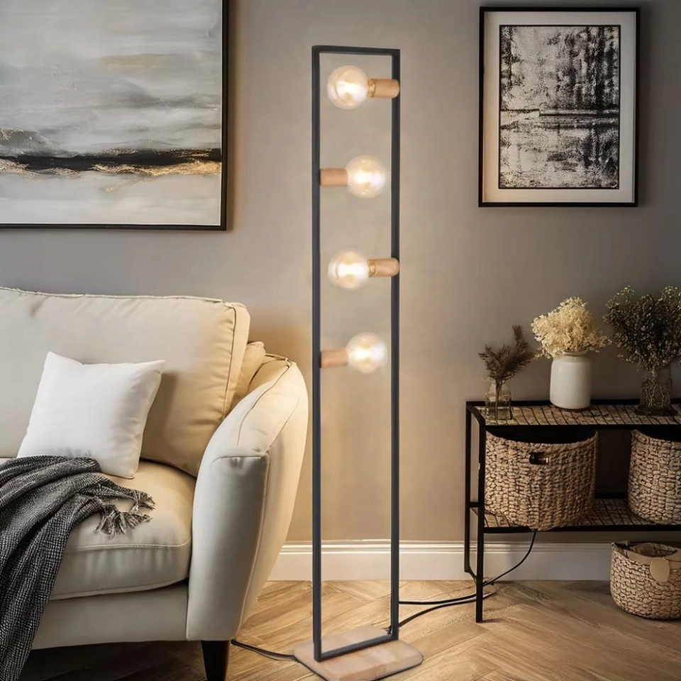 Factory Customization Decoration Nordic Style Standing Light Floor Lamp Suitable for Bedroom (3)