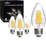 Factory Direct F15 Tapered Retro Edison Bulb White Incandescent Warm Lamp Bulb Filament Can Be Used for Led Overhead Lights (2)