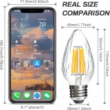 Factory Direct F15 Tapered Retro Edison Bulb White Incandescent Warm Lamp Bulb Filament Can Be Used for Led Overhead Lights (4)