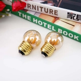 Factory Direct Sale Retro Style G40 2W 4W 6W Amber&Warm White E26 E27 110V Soft Screw Filament LED Bulb (2)