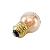 Factory Direct Sale Retro Style G40 2W 4W 6W Amber&Warm White E26 E27 110V Soft Screw Filament LED Bulb (4)
