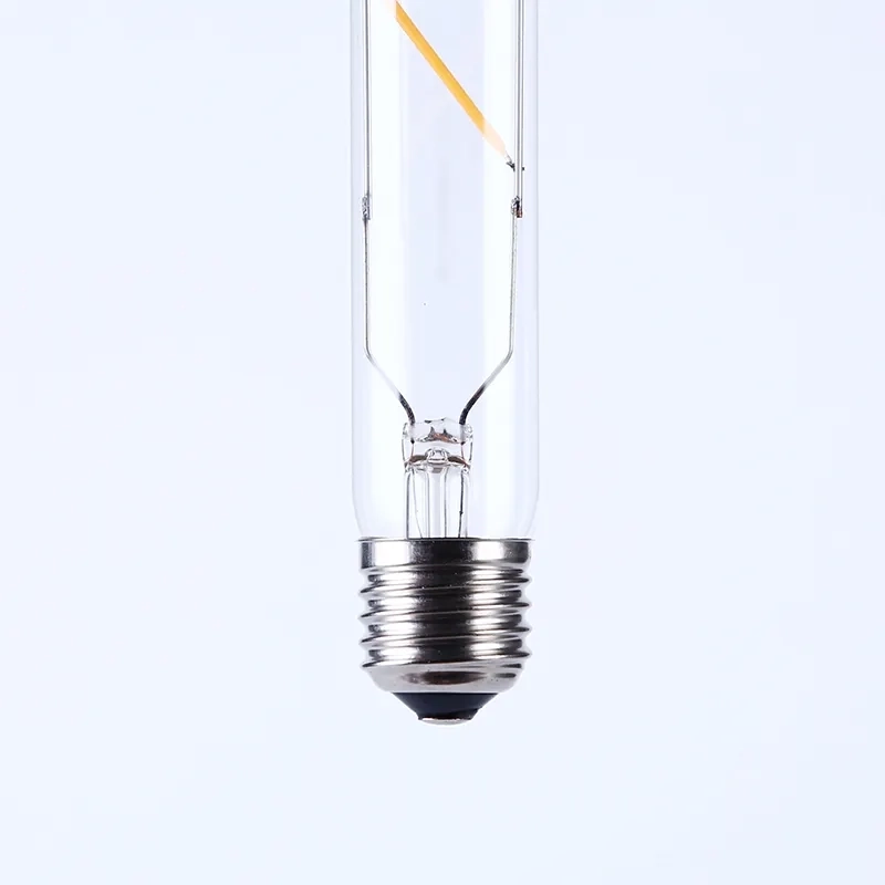 Factory Direct Sale Warm White LED Light With Adjustable Brightness 2700K 4W 6W 8W E27 E26 T30 Tubular Filament (3)