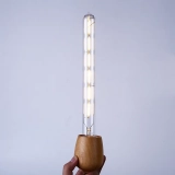 Factory Direct Sale Warm White LED Light With Adjustable Brightness 2700K 4W 6W 8W E27 E26 T30 Tubular Filament (4)