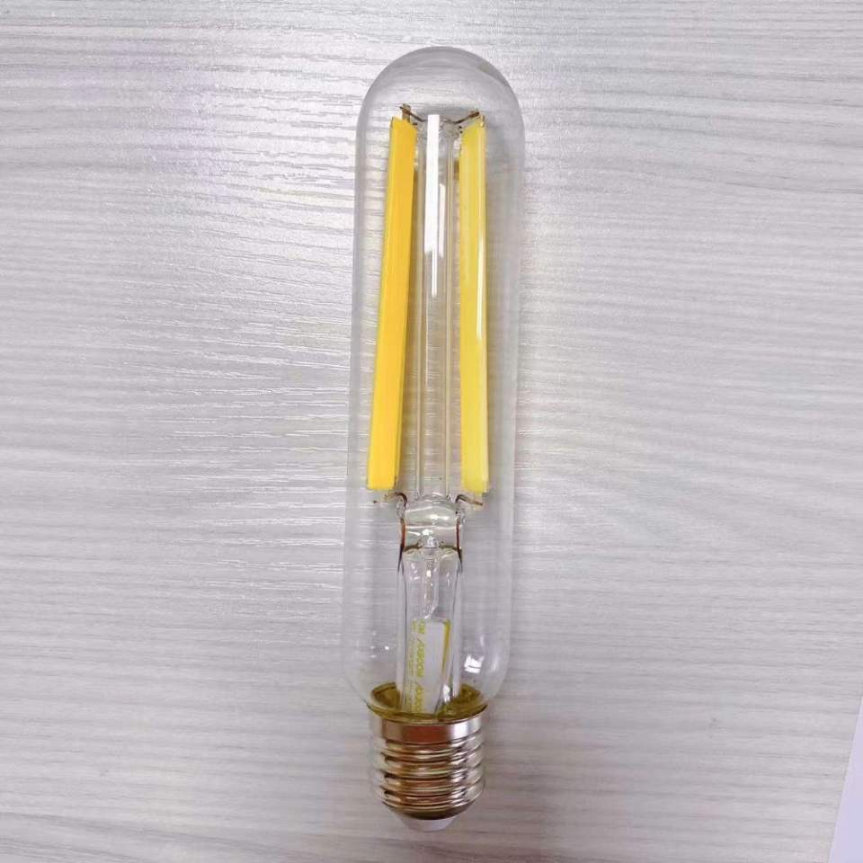 Factory Wholesale T38 21Watt E27 Base Type Clear Glass Cover LED Filament Lights Bulb for Decorating Home (2)