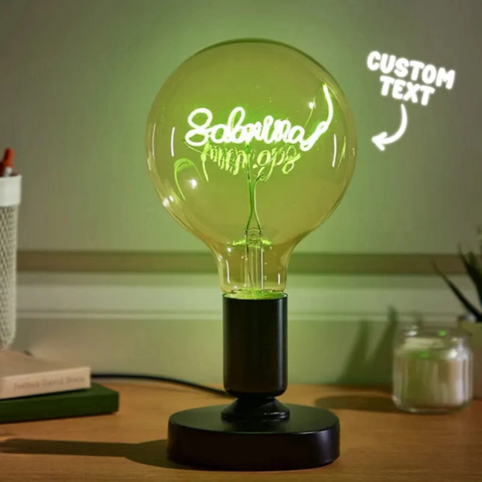 Custom Vintage Edison Filament Modeling Lamp Soft Light Bulbs Decorative Warm Yellow Light Led Bulb with Various Lamp Holders (3)