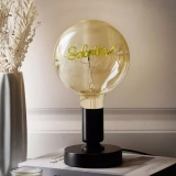 Fannis Customizable G125 LED Filament Warm Bulb Lamp 3W Glass E26/E27 for Decorative for DC/AC Certified ROHS PSE Mother's Day Gift (2)