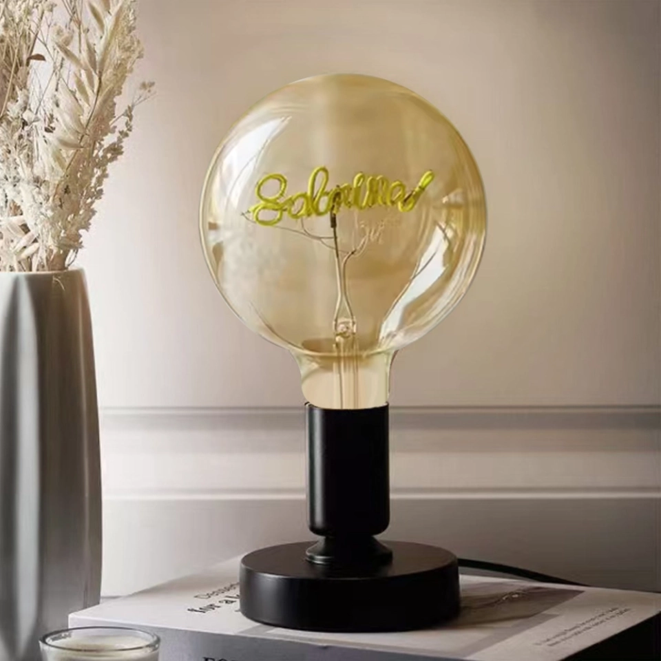 Fannis Customizable G125 LED Filament Warm Bulb Lamp 3W Glass E26/E27 for Decorative for DC/AC Certified ROHS PSE Mother's Day Gift (2) Fannis Customizable G125 LED Filament Warm Bulb Lamp 3W Glass E26/E27 for Decorative for DC/AC Certified ROHS PSE Mother's Day Gift (2)