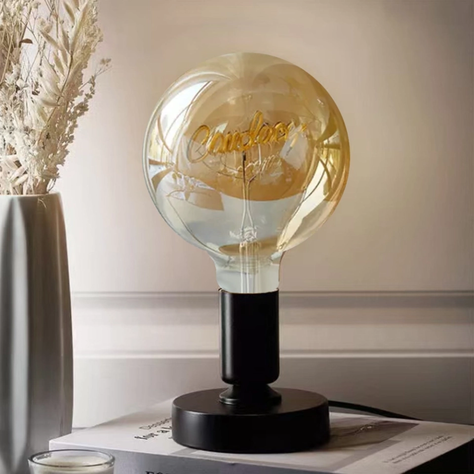 Fannis Customizable G125 LED Filament Warm Bulb Lamp 3W Glass E26/E27 for Decorative for DC/AC Certified ROHS PSE Mother's Day Gift (3) Fannis Customizable G125 LED Filament Warm Bulb Lamp 3W Glass E26/E27 for Decorative for DC/AC Certified ROHS PSE Mother's Day Gift (3)