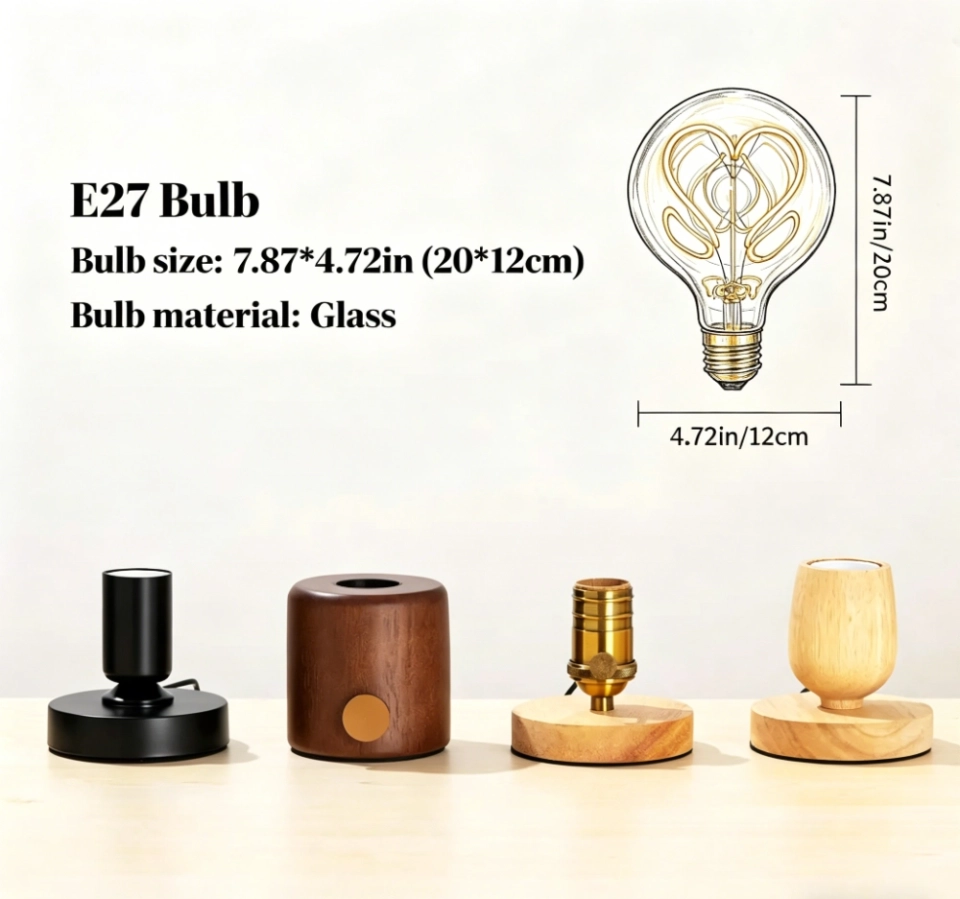 Fannis Customizable G125 LED Filament Warm Bulb Lamp 3W Glass E26/E27 for Decorative for DC/AC Certified ROHS PSE Mother's Day Gift (5) Fannis Customizable G125 LED Filament Warm Bulb Lamp 3W Glass E26/E27 for Decorative for DC/AC Certified ROHS PSE Mother's Day Gift (5)