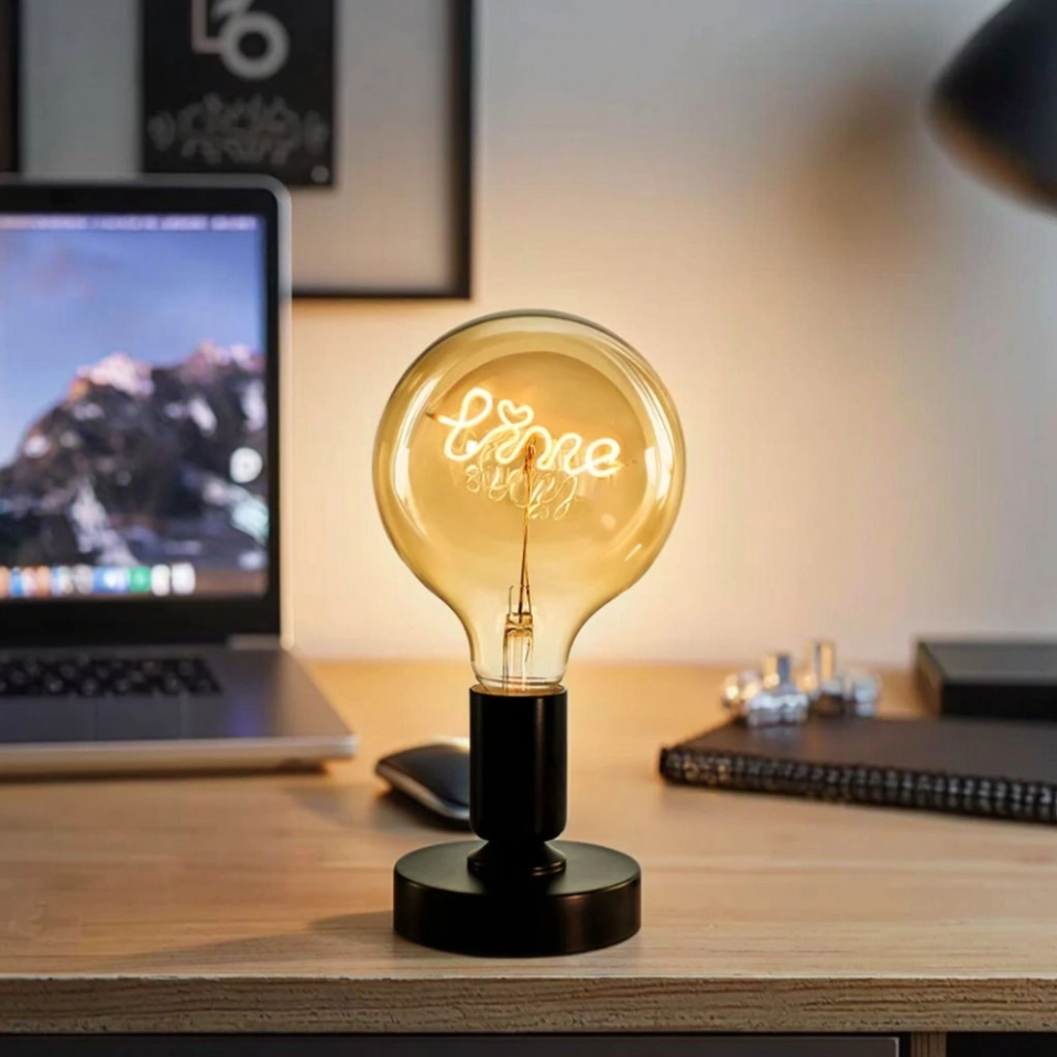 Fannis G125 LED Filament Warm Bulb 3W Glass for E26/E27 Compatible DC/AC/230V Certified RoHS PSE for Christmas Decorative (2)