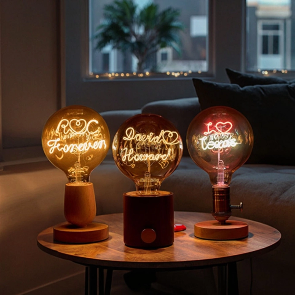 Fannis G125 LED Filament Warm Bulb 3W Glass for E26/E27 Compatible DC/AC/230V Certified RoHS PSE for Christmas Decorative (5)