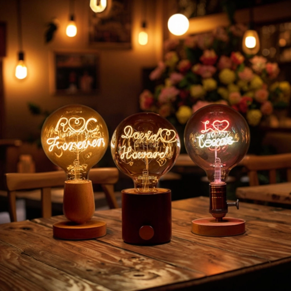 Fannis G125 LED Filament Warm Bulb 3W Glass for E26/E27 Compatible DC/AC/230V Certified RoHS PSE for Christmas Decorative (6)