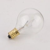 High Quality G40 Small Clear Glass Replacement Round Incandescent Light Bulbs for Patio (5)