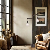 Hot Sale Fashionable Popular Minimalist Style Black Double Head Floor Lamp for Living Room (5)