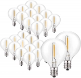 Hot Sale G40 5000K Clear Glass White Incandescent Warm Lamp Bulb Filament LED Modern Style Bulb for Courtyard Garden