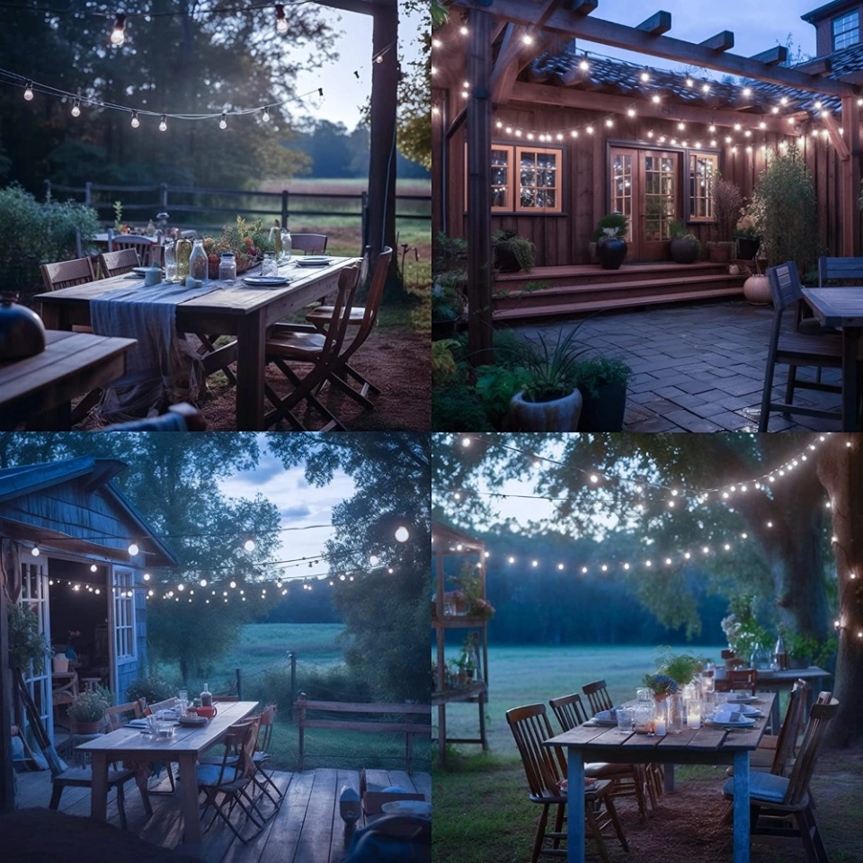 Hot Sale G40 5000K Clear Glass White Incandescent Warm Lamp Bulb Filament LED Modern Style Bulb for Courtyard Garden (5)