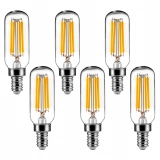 Hot Selling 2W 4W T25 Warm White LED Light Bulb Tube Bulb E14 120V 220V Filament Bulb