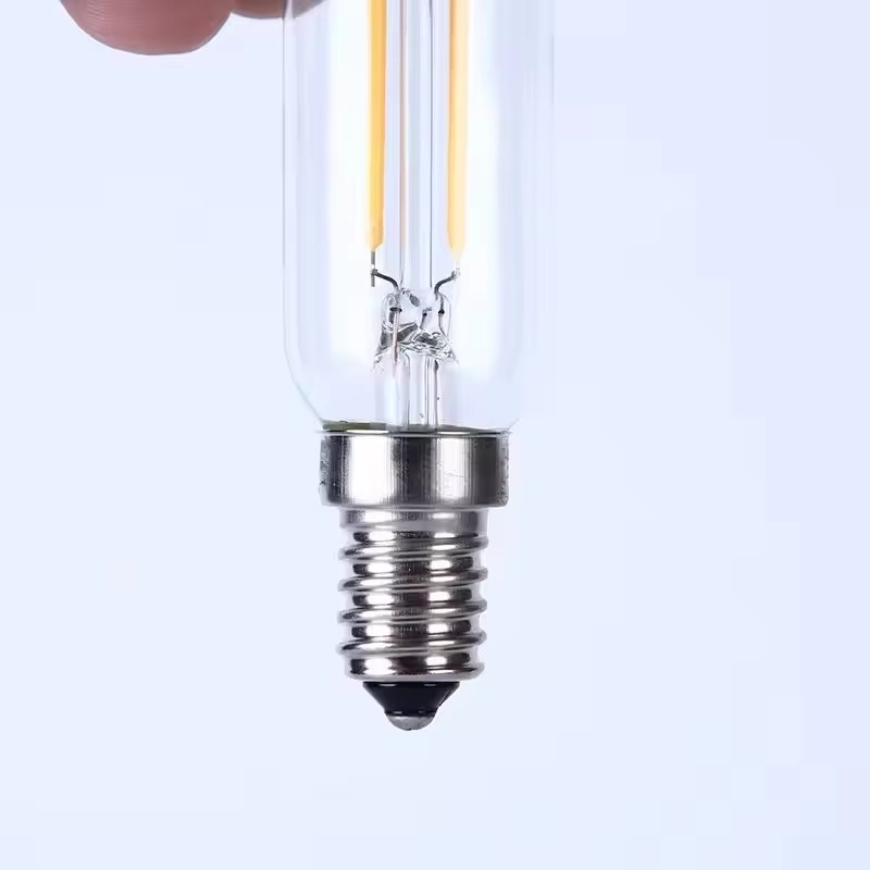 Hot Selling 2W 4W T25 Warm White LED Light Bulb Tube Bulb E14 120V 220V Filament Bulb (3)