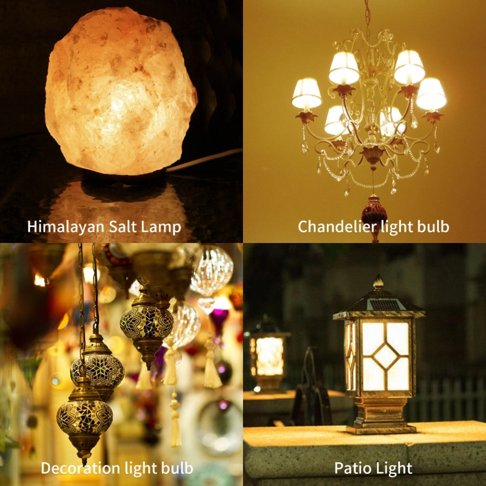 Hot Selling 2W 4W T25 Warm White LED Light Bulb Tube Bulb E14 120V 220V Filament Bulb (6)