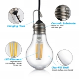 New Design Portable USB Charging Dimmable Touch Control A60 Light Lamp String with Hook Used for Camping (2)