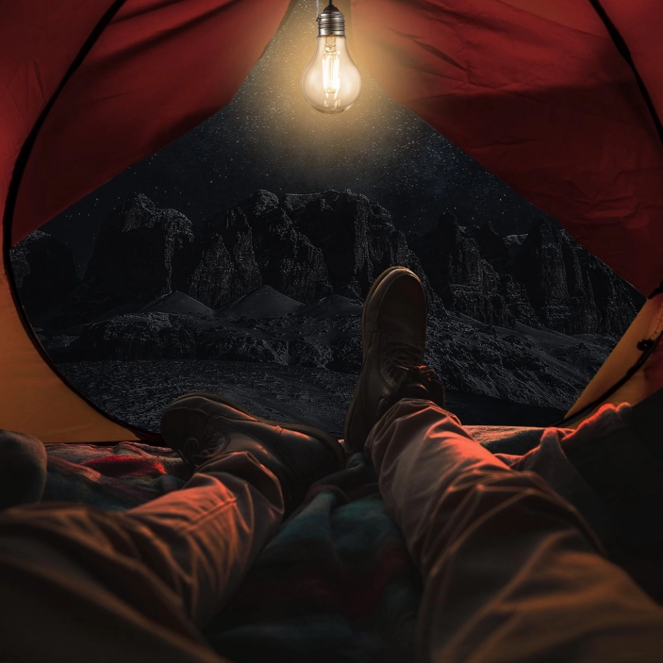 New Design Portable USB Charging Dimmable Touch Control A60 Light Lamp String with Hook Used for Camping (5)