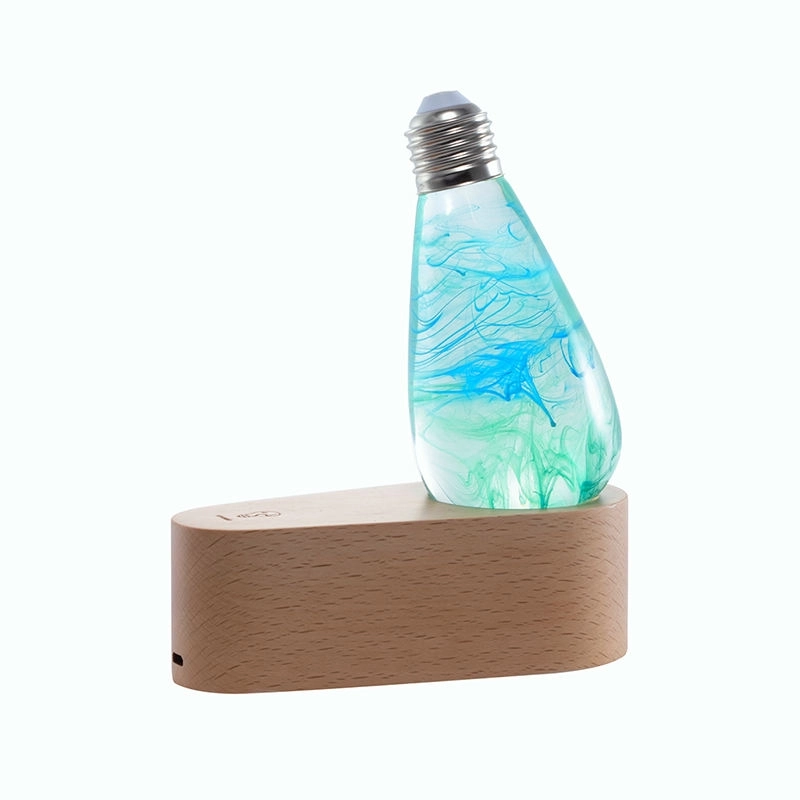 OEM Ep Light Bulb Handmade Resin Spring Design Led Bulb With Socket for Holiday Gifts Home Decorations (5)