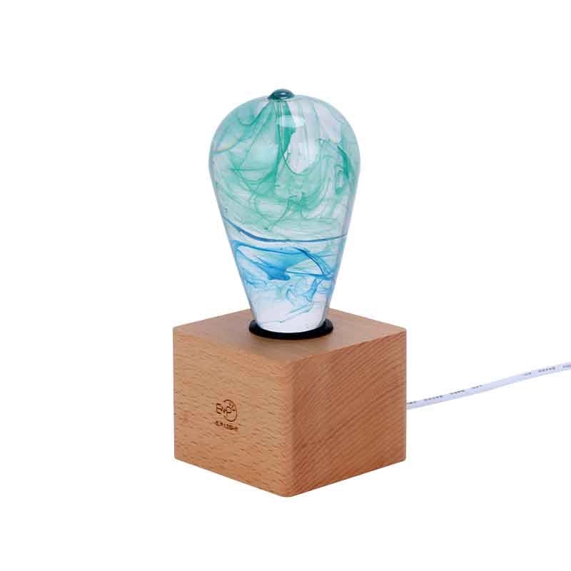 OEM Ep Light Bulb Handmade Resin Spring Design Led Bulb With Socket for Holiday Gifts Home Decorations (6)