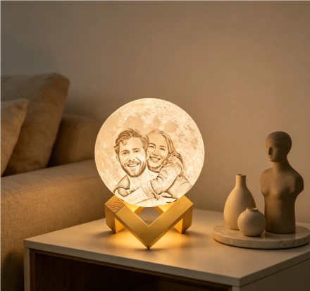 Personalized Photo Night Light Customer-Specific 3D Print-Moonlight USB Charging Night Light