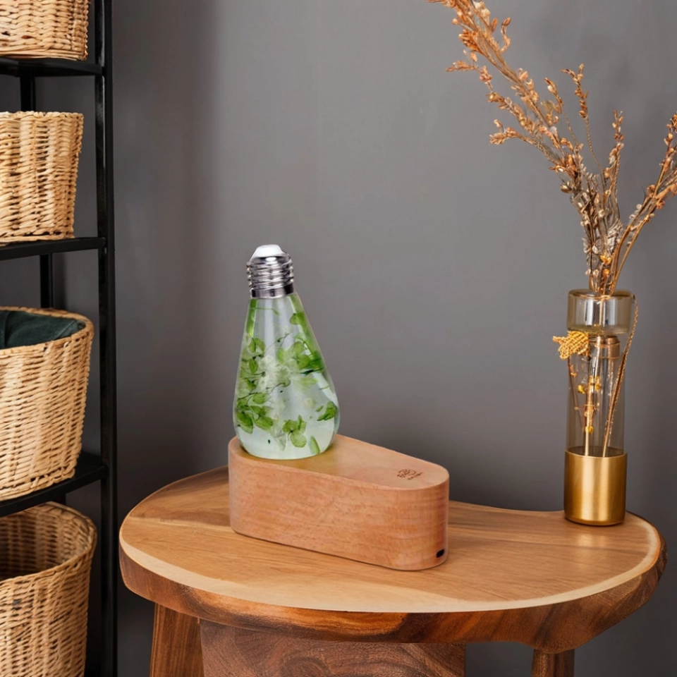 Quality Assurance Small Night Light Desktop Resin LED Bulb E26 E27 1.4w Led Vintage Bulb Light With Socket (3)