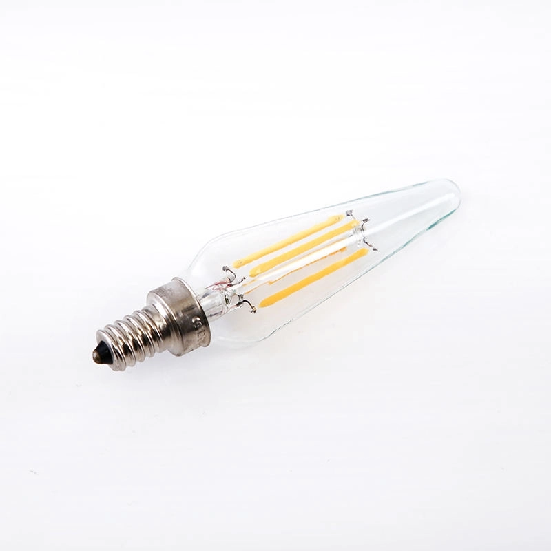 Smart Light Filament C32 220V E14 4w Led Candle Light Bulb Lamp with Tail LED Bulb Lights Led Filament Bulb
