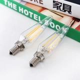 Smart Light Filament C32 220V E14 4w Led Candle Light Bulb Lamp with Tail LED Bulb Lights Led Filament Bulb (2)