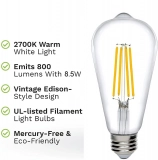 St64 Edison Led Bulb E27 2700K 8W Sengled Smart Light Bulbs (2)
